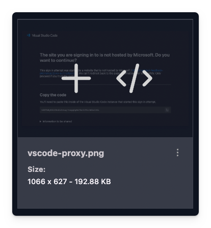 Insert media on hover actions